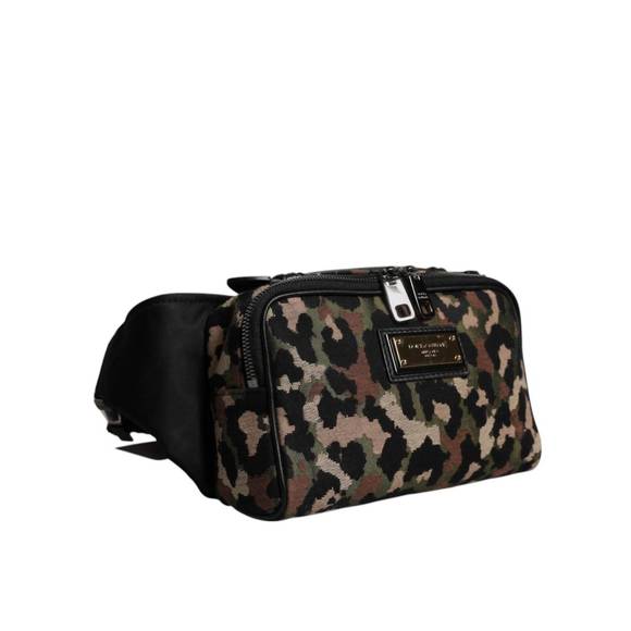 NEW DOLCE & GABBANA men's belt waist fanny pack bag in multicolor - Picture 3 of 6
